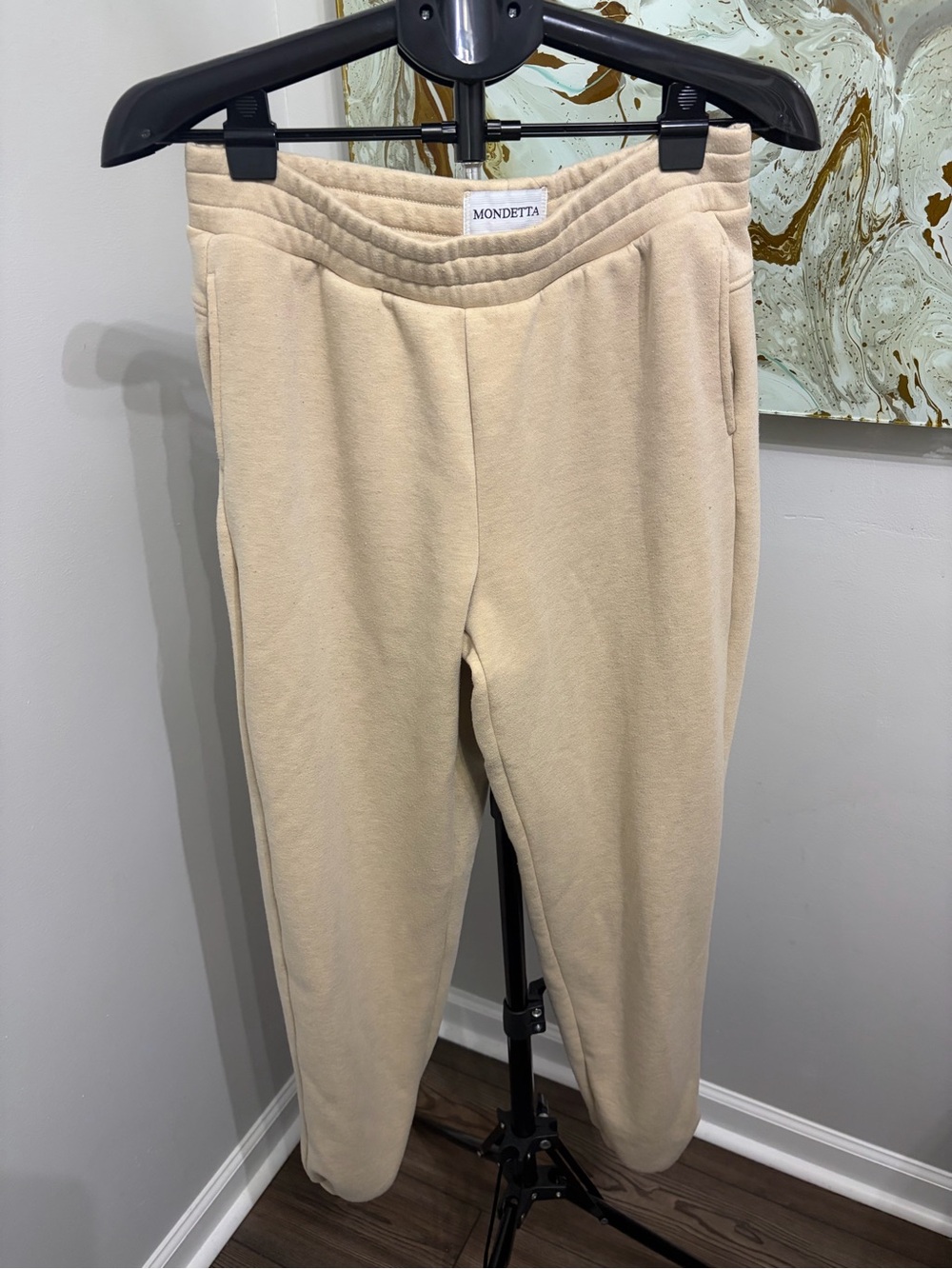 Mondetta Beige Cozy Jogger Pants